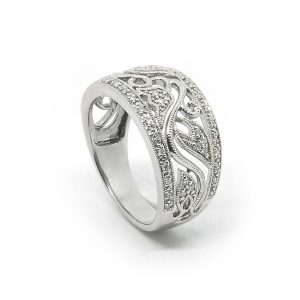 Anillo Art-Deco Brillantes