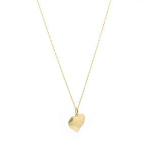 Collar Oro Amarillo Corazon
