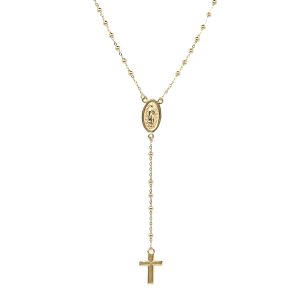 Collar Oro Amarillo Rosario