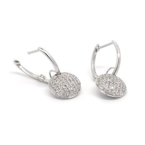 Aros Colgante Pave Completo de Diamantes