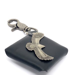 Llavero Cuero Acero Biker